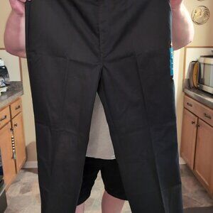 Genuine Dickies Size 40 Men's Relaxed Fit Straight Leg Flat Front Flex Pant
